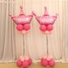 TOYANDONA Balloon Column Base Kit Plastic Poles for Wedding and Party Decorations Water-weighted Stand Non- Design Includes Balloon Clips view 3