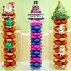 TOYANDONA Balloon Column Base Kit Plastic Poles for Wedding and Party Decorations Water-weighted Stand Non- Design Includes Balloon Clips view 4