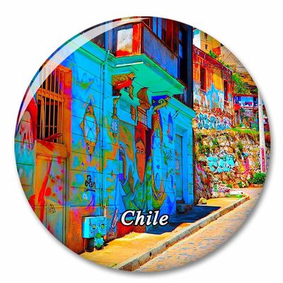 Chile Fridge Magnet Decorative Magnet Bottle Opener Tourist City Travel Souvenir Collection Gift Strong Refrigerator Sticker