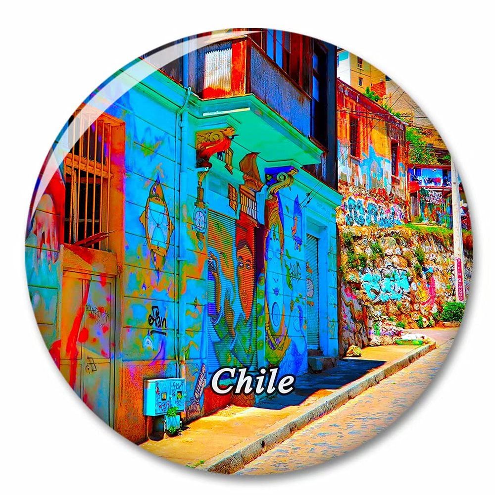 Chile Fridge Magnet Decorative Magnet Bottle Opener Tourist City Travel Souvenir Collection Gift Strong Refrigerator Sticker
