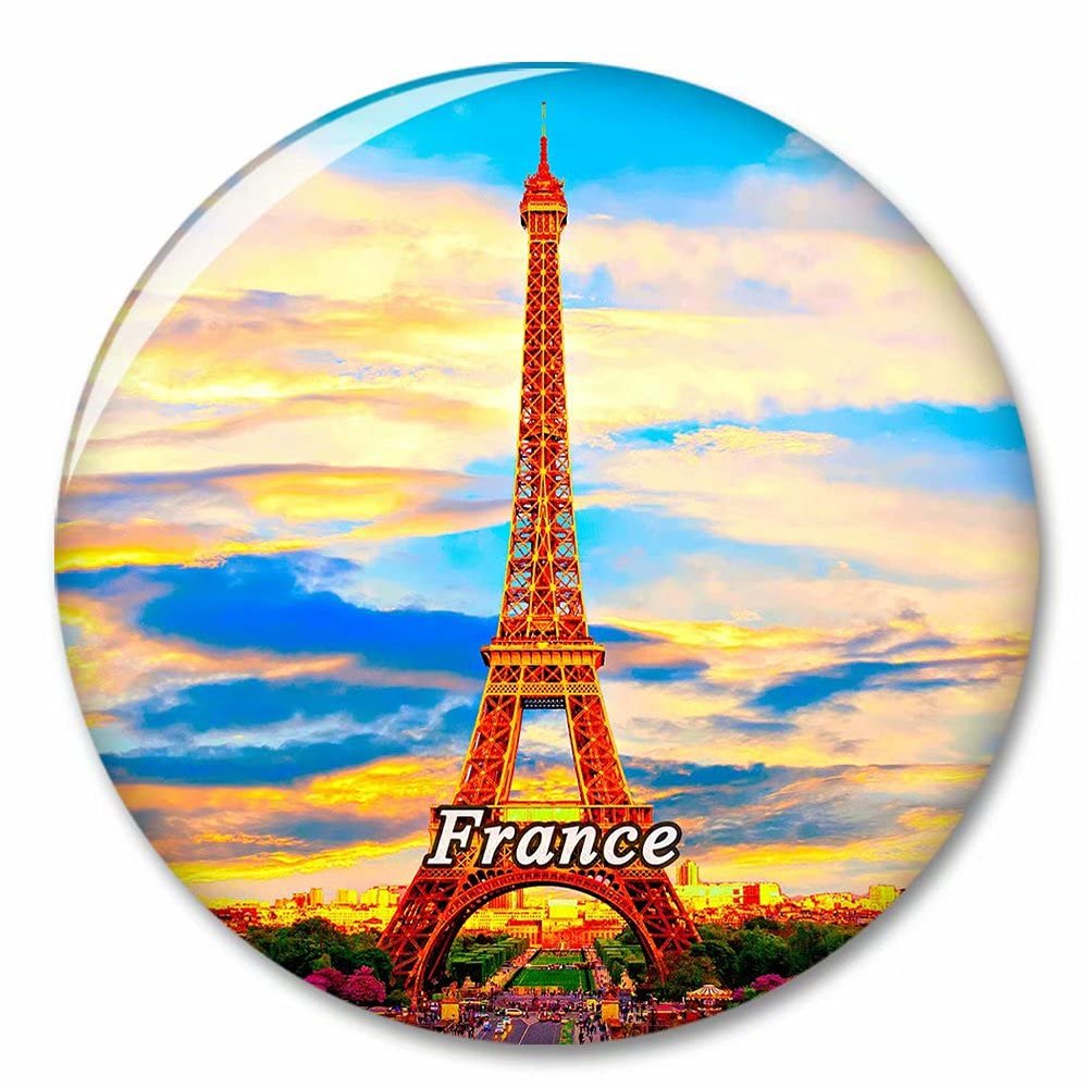 France Eiffel Tower Paris Fridge Magnet Decorative Magnet Bottle Opener Tourist City Travel Souvenir Collection Gift Strong Refrigerator Sticker