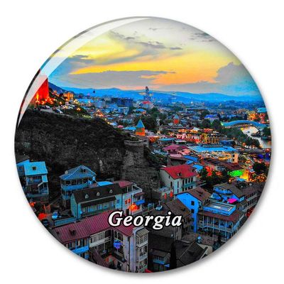 Georgia Fridge Magnet Decorative Magnet Bottle Opener Tourist City Travel Souvenir Collection Gift Strong Refrigerator Sticker