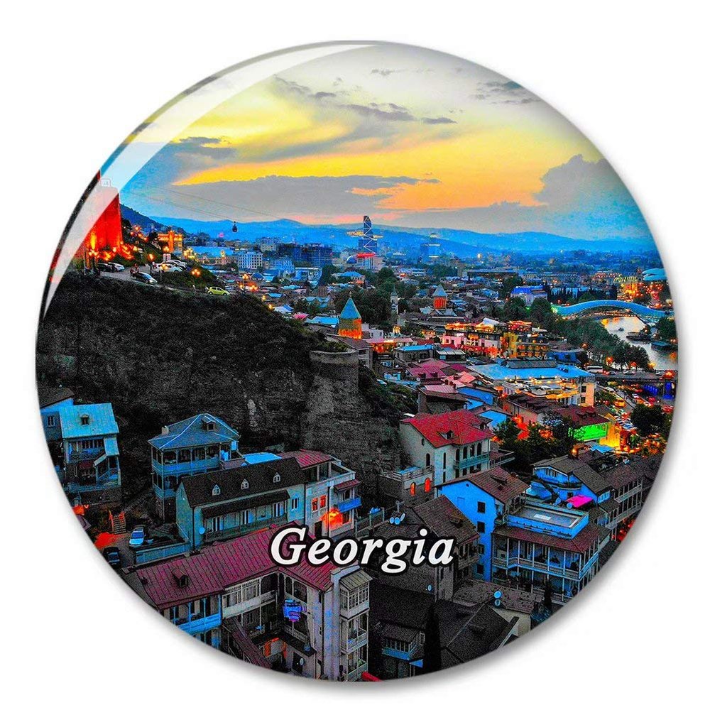 Georgia Fridge Magnet Decorative Magnet Bottle Opener Tourist City Travel Souvenir Collection Gift Strong Refrigerator Sticker
