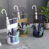 Umbrella Rack Hua Black Umbrella Storage Rack Metal Umbrella Bucket, Modern Light Luxury Home Business Entrance Umbrella Stand, 25x55cm view 2