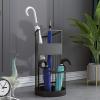 Umbrella Rack Hua Black Umbrella Storage Rack Metal Umbrella Bucket, Modern Light Luxury Home Business Entrance Umbrella Stand, 25x55cm view 3