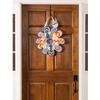 Evergreen Door Hanger Set, Flip Flop Life Door Decor with Black Iron Metal Holder view 4