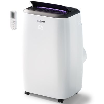 Portable Air Conditioners 8,000 BTU AIRO COMFORT, AC Unit Floor Standing with Remote Control & DYI Installation Kit
