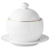 Hemoton 1set Ceramic Stew Pot Edge Practical Soup Bowl for Steaming and Miso Soup Ceramic Tableware for Cooking and Serving view 1
