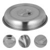 Cabilock 2pcs Stainless Steel Food Cover Steak Dome Oilproof Dish Hood for Bacon Burgers and Grilled Sandwiches Keeps Food Fresh and Warm view 3