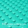 OTHWAY Bathtub Mat Non Slip, Extra Long Rubber Bath Mat for Tub, Machine Washable Shower Anti Slip Mat with 332 Strong Suction Cups (Sea Green, 36" x 17") view 4