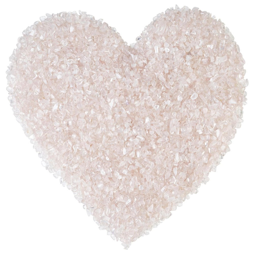 Crocon 1/2 LB Crushed Rose Quartz Chips Bulk Stones 1100+ Carats Natural Quartz Pieces Irregular Shape Gemstones for House Warming Gifts New Home & Chakra Healing Crystals Home Dcor Gifts for Women