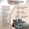 BestGiftEver Quilt Queen Size with Unique Bear RV Park Theme Print Design, Cabin Lodge Quilted Bedspread Coverlet, 3-Piece Rustic Bedding Set with Queen Quilt and 2 Pillow Shams for Nature Lovers view 2
