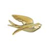 1pc Ceramic Bird Golden Frame Wall Sculptures Ceramic Hanging Seagulls Wall Ornaments Cute Car Accessories Nautical Art Dove Decor The Bird Ceramics Crafts 3D view 2