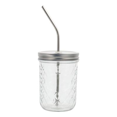 Cabilock 1set Jars Straws Versatile Containers for Juices and Hot Drinks for Parties and Special Occasions