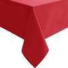 Hiasan Red Tablecloth for Rectangle Tables -Waterproof Spillproof & Wrinkle Resistant Washable Polyester Table Cloth for Dining/Party/Outdoor Picnic, 70 x 140 inch view 1