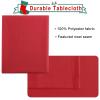 Hiasan Red Tablecloth for Rectangle Tables -Waterproof Spillproof & Wrinkle Resistant Washable Polyester Table Cloth for Dining/Party/Outdoor Picnic, 70 x 140 inch view 4