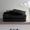True Luxury Hotel Quality 400-Thead-Count Black Solid-King Sheet Set, 100% Egyptian Long Staple Cotton Super Soft-Cooling-Breathable-Comfy-Strong-Durable 4 Piece Set, Fit Upto 18 Deep-Pockets view 1