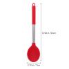 Cabilock 1pc Silicone Cooking Spoon Versatile Nonstick Utensil for Stir-frying and Mixing Kitchen Tool Red Easy to Clean and Store for Cooking and Serving view 2