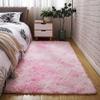 2021 Gradient Solid Carpet Thick Rugs Non Slip Mat Bathroom Area Rug for Living Room Pink 120x170cm view 1