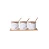 KJLY Kitchen Ceramic Condiment Jars Seasoning, Spice Jars, Dressing & Spice Dispensers, Salt Cans, 28.59.56.2CM view 1