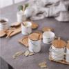 KJLY Kitchen Ceramic Condiment Jars Seasoning, Spice Jars, Dressing & Spice Dispensers, Salt Cans, 28.59.56.2CM view 2