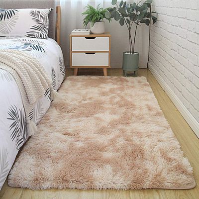 2021 Gradient Solid Carpet Thick Rugs Non Slip Mat Bathroom Area Rug for Living Room Camel 160x220cm