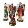 3 Arcngeles 8" Inch San Miguel Arcngel & Gabriel, Rafael Archangels Set view 3