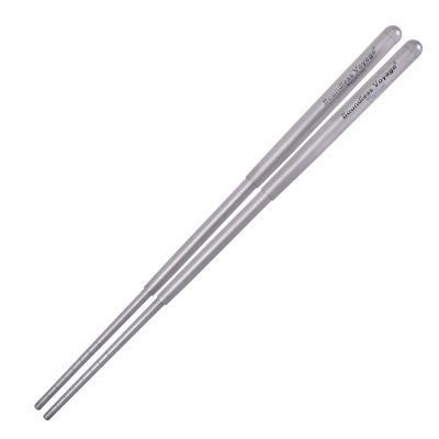 Boundless Voyage Titanium Camping Telescopic Chopsticks Portable Foldable Cutlery for Outdoor, Travel, Picnic, Hiking Lightweight Durable Reusable Tableware Ti1004T