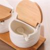 KJLY Kitchen Ceramic Condiment Jars Seasoning, Spice Jars, Dressing & Spice Dispensers, Salt Cans, 250ML3 view 4