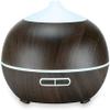 NZDY Bracket Light Diffuser Air Humidifier Mute Led Light Mist Nebulizing for Home Ultrasonic Essential Oil Aroma Portable Air Humidifier Purifier Aroma Diffuser Steam Atomizer Cool Mist,Brown view 1