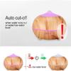 NZDY Bracket Light Diffuser Air Humidifier Mute Led Light Mist Nebulizing for Home Ultrasonic Essential Oil Aroma Portable Air Humidifier Purifier Aroma Diffuser Steam Atomizer Cool Mist,Brown view 4