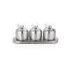 KJLY Kitchen 304 Stainless Steel Seasoning Pots Set, Spice Jars, Dressing & Spice Dispensers, 301010CM view 1