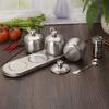 KJLY Kitchen 304 Stainless Steel Seasoning Pots Set, Spice Jars, Dressing & Spice Dispensers, 301010CM view 3