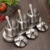 KJLY Kitchen 304 Stainless Steel Seasoning Pots Set, Spice Jars, Dressing & Spice Dispensers, 301010CM view 4