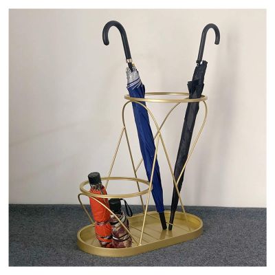 Umbrella Racks Metal Umbrella Stand Umbrella Holder, Large-Capacity Floor-Standing Umbrella Stand Umbrella Holder, Hotel Office Umbrella Basket, Can Hold 10-12 Umbrellas