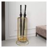 Umbrella Racks Golden Metal Umbrella Stand Umbrella Holder, Modern and Simple Wrought Iron Umbrella Stand Umbrella Holder, Umbrella Storage Bucket for Hotel Office Entrance, 54x31cm view 1