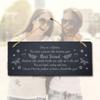 Stukk Once In A Lifetime You Meet Person Hanging Friendship Day Gift Sign, Natural Engraved Slate Stone Plaque, 30x12cm (Large) view 1