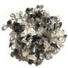 IMALY Black Rutilated Quartz Tumbled Chips Stone Polished Crushed Healing Crystal Quartz Pieces Irregular Shaped Stones for Home Decorative Stones Vases Plants Succulents 0.5lb view 1