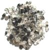 IMALY Black Rutilated Quartz Tumbled Chips Stone Polished Crushed Healing Crystal Quartz Pieces Irregular Shaped Stones for Home Decorative Stones Vases Plants Succulents 0.5lb view 2
