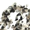 IMALY Black Rutilated Quartz Tumbled Chips Stone Polished Crushed Healing Crystal Quartz Pieces Irregular Shaped Stones for Home Decorative Stones Vases Plants Succulents 0.5lb view 3