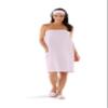 Boca Waffle Towel Wrap for Women - Lightweight Sauna Towel - Bath Wrap for Home, Spa, Facial or Gym - Secure & Adjustable, Plus Size view 1
