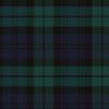 Wake In Cloud - Plaid Comforter Set, Scottish Tartan Check Geometric Modern Pattern Printed, Soft Lightweight Bedding, 3 Pieces, Dark Green, Full Size view 3