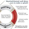 Let's Make Memories Personalized Life Preserver Ring - Decorative Custom Unique Pool, Boat, Beach House Decor - Weather-Durable Fabric - Personalize with Message - 21" Dia. - Thin Serif view 4