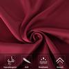 Mulberry Silk Pillowcase for Hair and Skin,King Size Cooling Silk Pillow Case with Hidden Zipper,Allergen Proof Dual Sides Soft Breathable Smooth Silk Pillow Cover for Women(King,Dark Red) view 3
