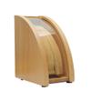 Coffee Filter Paper Box, Wooden Coffee Filter Holder with Cover, Conical Filter Paper Box for Coffee Filter Storage-Wooden view 1