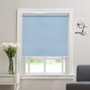 Blackout Cordless Roller Blinds and Shades for Windows - Safety Spring Roller Shades - Cordless Privacy Room Darkening [Blue 100% Blackout,70 1/2" W x 76" H] - Custom Made view 1