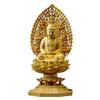 18CM Sakyamuni Solid Wood Japan Carving Buddha Statue God Hand Carved Feng Shui Buddha Statue, Fine Carving, for Home view 1