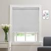 Blackout Cordless Roller Blinds and Shades for Windows - Safety Spring Roller Shades - Cordless Privacy Room Darkening [Grey 100% Blackout,36 1/4" W x 56" H] - Custom Made view 1