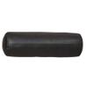 Azrah Traders Neck Roll Pillow Cushion Cover, 14x6 Inch Full Moon Round Bolster Pillow Case, Cylinder Soft Lambskin Leather Pillowcase for Head, Spine & Neck Support During Sleep - Black Pack of 1 view 1