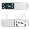 Dishwasher Magnet Clean Dirty Sign Shutter Only Changes When You Push It Non-Scratching Strong Magnet or Adhesive Options Indicator Tells Whether Dishes are Clean or Dirty (Deepblue) view 1